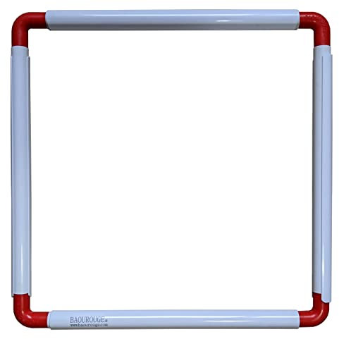 BaouRouge universali telaio quadrato per ricamo, quilting, punto croce, ricamo, pittura su seta, ecc - 30 centimetri x 30 cm