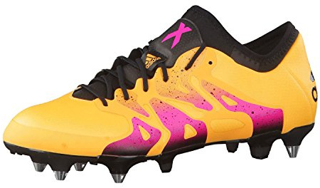 adidas Herren X 15.1 SG Fußballschuhe, Gelb (Solar Gold/Core Black/Shock Pink), 40 EU