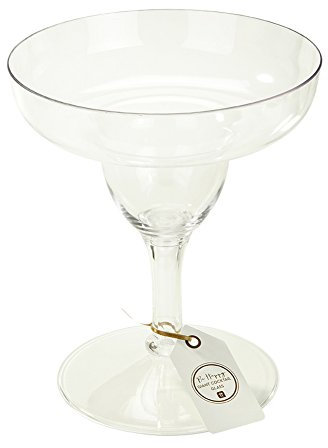 Talking Tables Be Happy Verre à cocktail géant pour décoration de fête ou fête d'anniversaire Transparent