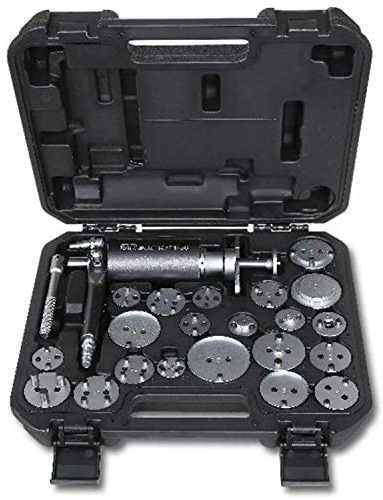 Beta 1471M/C22 - Outil pneumatique pour positionner les pistons des freins à disque, avec tourne à gauche et tourne à droite et accessoires en coffret plastique
