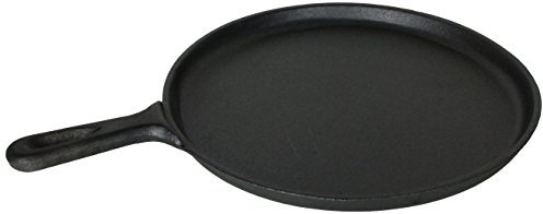Buckingham - Padella per Crepe in Ferro battuto, Pre-oleata, 6 cm, Nero