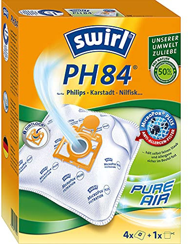 Swirl 385288 Staubsauger-Btl.PH 84 MP Plus Green, Rohstoffe, 1 Liter, weiß