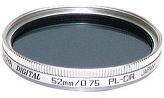 Hoya 52 mm filtro de polarización circular cristal negro