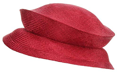 Seeberger Sisal Strohhut Damenhut Sommerhut (One Size - rot)