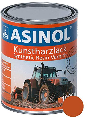 ASINOL HOWARD ORANGE 1.000 ml Kunstharzlack Farbe Lack 1l Liter Dose