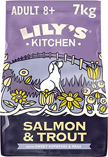 Lily's Kitchen Salmon & Trout Adult 8+ Complete Dry Dog Food, 1kg