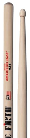 Vic Firth American Jazz Series Drumsticks - 4 - Wood Tip