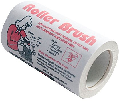 The Caraselle Pack of 20 Sticky Roller Refills - for your Caraselle Trident Handle Roller brush Removes Lint & Pet hair from Clothing & Upholstery
