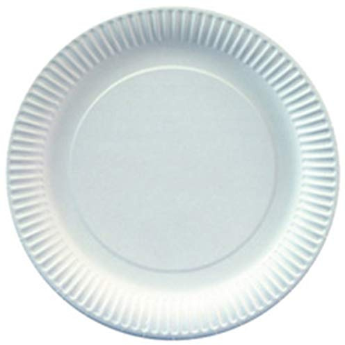 Papstar 90020 Lot de 100 assiettes jetables en carton 23 cm