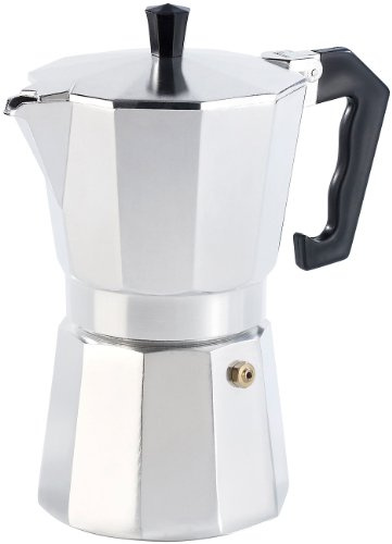 Cucina di Modena Espresso-Kaffeebereiter: Espressokocher für 6 Tassen, für Gas-, Elektro- und Ceran-Feld