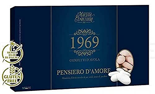 CONFETTI MAXTRIS PENSIERO D AMORE LINEA ORO AVOLA MANDORLA 38 ROSA