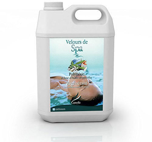 Camylle - Whirlpool Badezusatz Polynésie - Whirlpoolzusatz aus Hochwertigen und Naturreinen Ätherischen Ölen - Regenerierend Mit Vanille und Fruchtaromen - 5000ml
