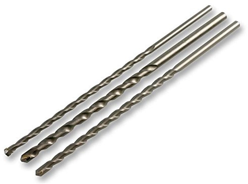 DURATOOL - 3-teiliges Steinbohrer-Set mit 450 mm Länge.