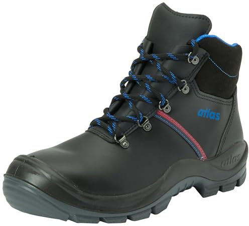 Atlas Anatomic BAU 500, arbetssko klass: EN ISO 20345:2011 S3, - svart - 45 EU