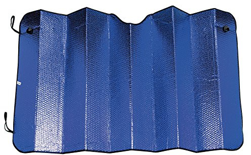 LAMPA 66840 Auto Sonnenschutz silber Blau | Maße 160 x 85 cm, 2 Sauger, zweifarbig, athermisches Material, OEM 66840