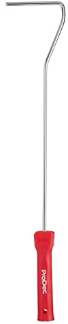 ProDec 4 inch Mini Paint Roller Frame Compatible | with All Mini Paint Rollers - 21 inch long, Universal 6mm Diameter Chrome Push Fit Bar with Trade Quality Handle