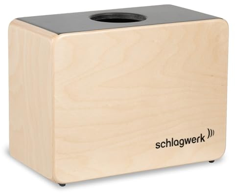 Schlagwerk DC300 Cajonito - kleine Cajon mit Quinto-Sound und Snare-Sound. Kleine Kastentrommel für Kinder und Erwachsene - vielseitiges Fun Musikinstrument mit tollem Klang - Made in Germany