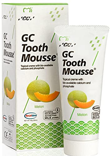 2x GC Tooth Mousse Zahnpasta 35ml Tube Melone (2x 35ml Tube)
