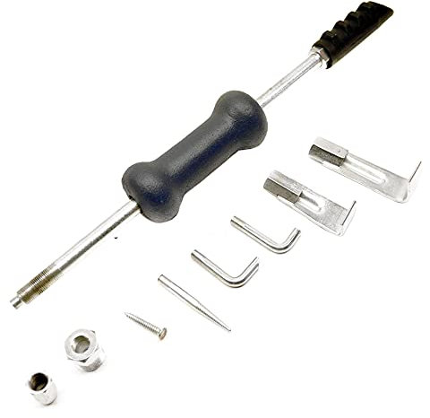 Dapetz 9 Pièces 5lb Ventouse Bosse Marteau Coulissant Kit Atelier de Carrosserie Réparation Automobile Outil de Garage