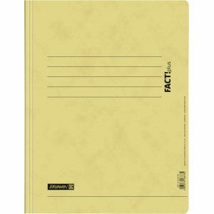 Brunnen 25 x Spiralhefter Fact!Plus gelb