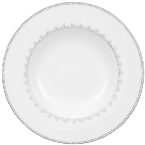 Villeroy & Boch White Lace Piatto Fondo, 24 cm, Porcellana Bone China, Multicolore, 25.1x25.1x9.8000000000000007 cm