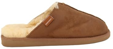 Shepherd of Sweden - Hugo Lammfell-Hausschuhe - Herren - 100% Echtes Lammfell - Schlupfmodell - Bequem - Weich und warm