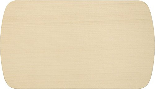 HOFMEISTER® Frühstücksbrett aus heimischem Holz, hochwertige EU-Handarbeit, stabiles Brotzeitbrett, schnittfestes Holzbrettchen 24 x 14 x 1 cm (1 Stück)