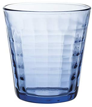 Duralex Prisme marine blu 255,1 gram/270 ml – Confezione da 4 | 27.5 cl, vetro temperato, vetro temprato
