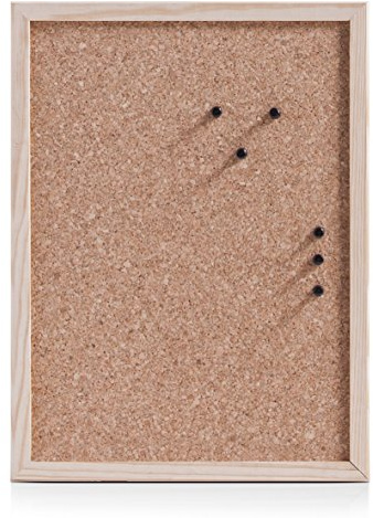 Zeller 11230 Pinboard, Kork/Kiefer, ca. 40x30 cm