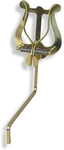 Saxophon-Marschgabel Soundman® Notenhalter für Saxophon (Quadratische Stielspitze) Farbe: Gold
