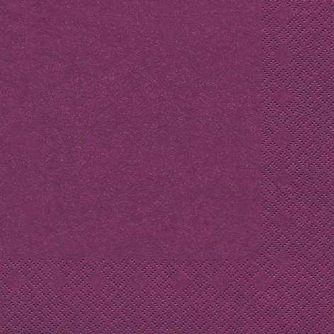 20 Servietten Purple 33 x 33 cm 3 lagig, Lunch Servietten, Servietten Modern Colours Tissue für den gedeckten Tisch Anlass, Fest, Party, Hochzeit, Taufe, Kommunion, Weihnachten, Ostern