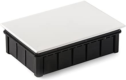 FAMATEL – Wasserdichte Abzweigdose IP30 | Deckel mit Krallen | Ohne Kegel | Grau