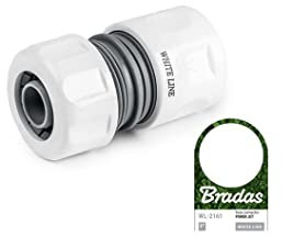 Raccordo professionale da 1 pollice Linea bianca da 3/4 pollici POWER JET da giardino Raccordo tubo flessibile ad attacco rapido connettore tubo flessibile