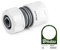 Raccordo professionale da 1 pollice Linea bianca da 3/4 pollici POWER JET da giardino Raccordo tubo flessibile ad attacco rapido connettore tubo flessibile