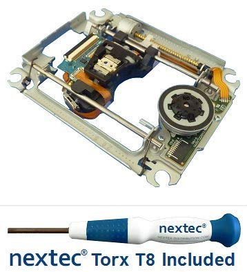 Sony PS3 Laserlinse + Deck (KES-450E/ KES-450EAA/ KEM-450E/ KEM-450EAA) + Nextek® Torx T8 Sicherheitsschraubendreher