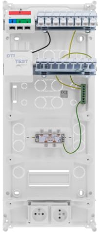 BATILEC - Coffret de communication Fullbox 8 RJ45 Grade 1