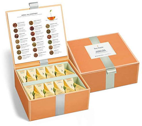 Tea Forte Coffret Cadeau Assortiment thé 40 pyramides Herbal Tea Assortment