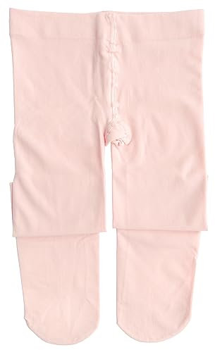 Dancina Mädchen Ballett Strumpfhose Ultra-Stretch Mikrofaser S (104-122) Rosé-Apricot