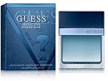 Guess Seductive Homme Eau De Toilette Spray for Men, Blue, 3.4 Ounce
