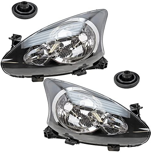 BESTPRICE 2x phares avant Phare principal gauche + droite Compatible avec TOYOTA AYGO (_B1_)