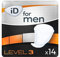 iD for Men Level 3 Men's Protection for Urinary Leaks/Incontinence 14 Pieces