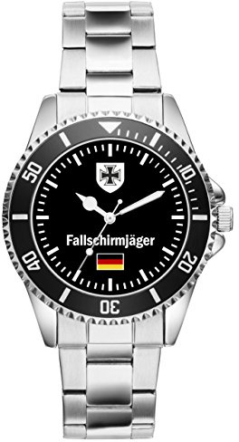 KIESENBERG Uhr - Soldat Geschenk Artikel Bundeswehr Fallschirmjäger 1028