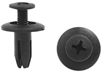 sourcing map Befestigungs-Clips 50 Stk Für Auto Push-Plastik-Nieten | Nylon, Für Tür Kotflügel Stoßstangen, 10mm Loch, Bus Zug Flugzeug LKW Wohnwagen