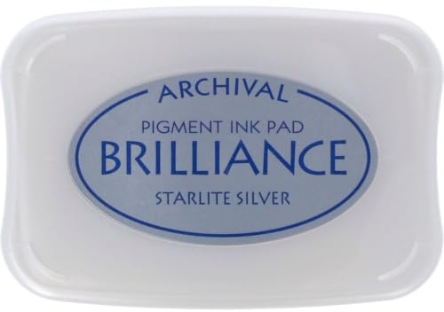 Brilliance Pigment Ink Pad-Starlite Silver