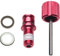 RockShox Unisex – Erwachsene Dämpfung Einstellknopf Zugstufe inklusive Schraube Gabeln, rot, One Size