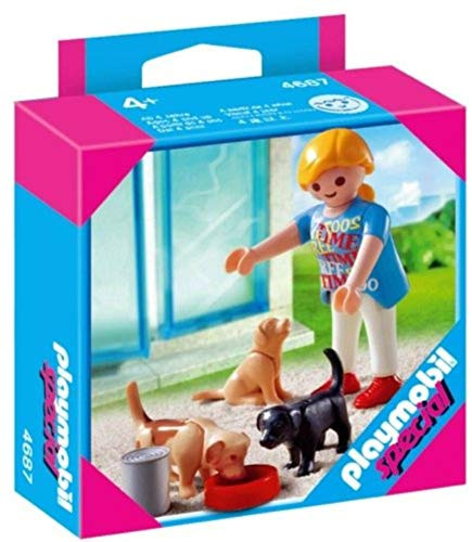 PLAYMOBIL 4687 Special - Frau mit Welpen
