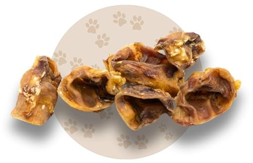 Warnick´s Tierfutterservice - Hundesnack - Schweineohrmuscheln getrocknte 3x1 kg - Naturkausnack - Kauspaß pur - Premium-Kausnack - Tierfutter-MV