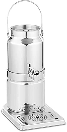 APS 10830 Milchkanne -TOP FRESH-, 21 x 32 cm, H: 39 cm, 18/8 Edelstahl, 1 Kühlakku im Standfuß