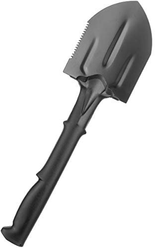 MFH Shovel with Nylon Handle and Cover Black
