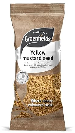Greenfields Yellow Mustard Seeds 100g, Premium Quality Whole Mustard Seeds